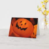 Halloween Pumpkin-kaart Kaart (Gele Bloem)