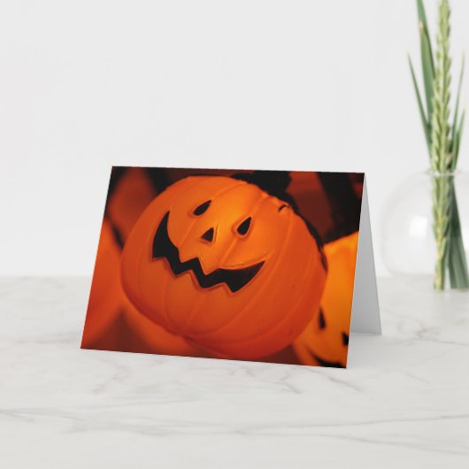 Halloween Pumpkin-kaart Kaart (Voorkant)