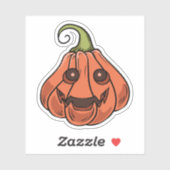 Halloween Pumpkin Karakter Sticker (Vel)