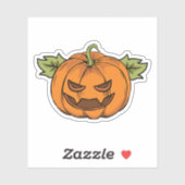 Halloween Pumpkin Karakter Sticker (Vel)