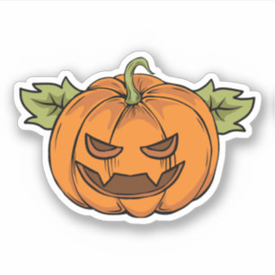Halloween Pumpkin Karakter Sticker