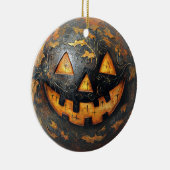 Halloween Pumpkin Keramisch Ornament (Rechts)