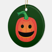 Halloween Pumpkin Keramisch Ornament (Links)