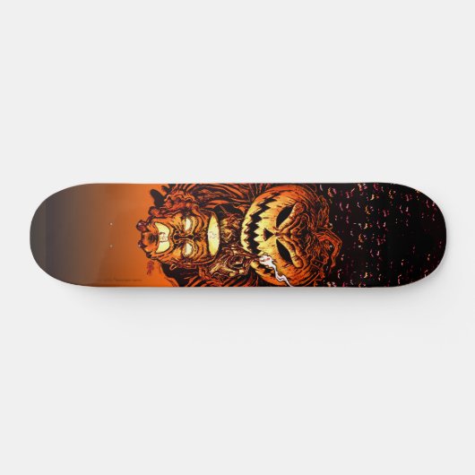 Halloween Pumpkin King Skateboard (Horizontaal)