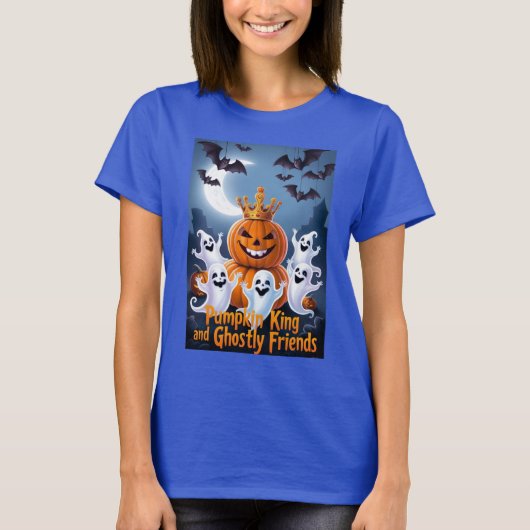 Halloween Pumpkin King T-shirt (Voorkant)