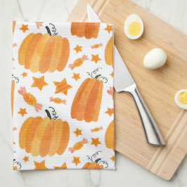 Halloween Pumpkin Kitchen Towels Theedoek