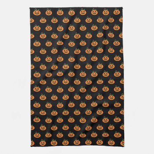 Halloween Pumpkin Kitchen Towels Theedoek (Verticaal)