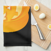 Halloween Pumpkin Kitchen Towels Theedoek (Quarter Fold)