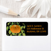 Halloween Pumpkin-label Etiket (Insitu)