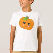 Halloween Pumpkin, lachende pompoen, Trick or trea T-shirt (Voorkant)