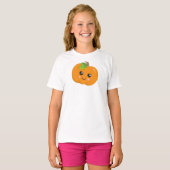 Halloween Pumpkin, lachende pompoen, Trick or trea T-shirt (Voorkant volledig)