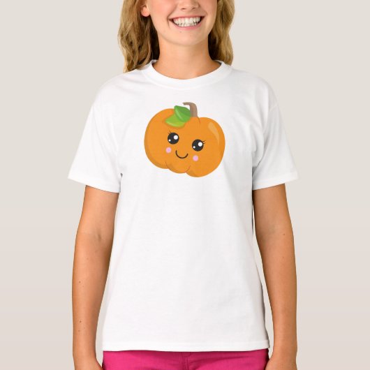 Halloween Pumpkin, lachende pompoen, Trick or trea T-shirt (Voorkant)
