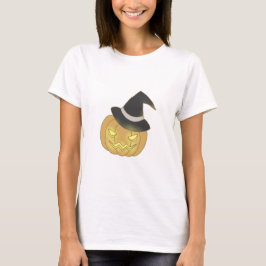 Halloween Pumpkin Lady's T-Shirt