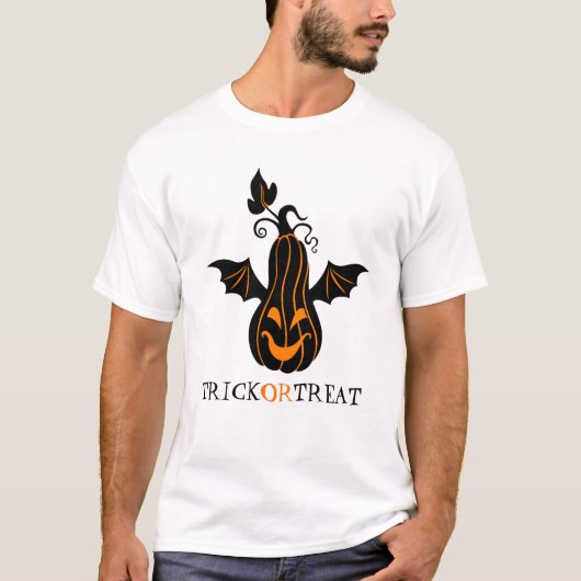 Halloween Pumpkin-lak T-shirt (Voorkant)