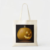 Halloween Pumpkin Lantern Canvas tas (Voorkant)
