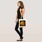 Halloween Pumpkin Lantern Canvas tas