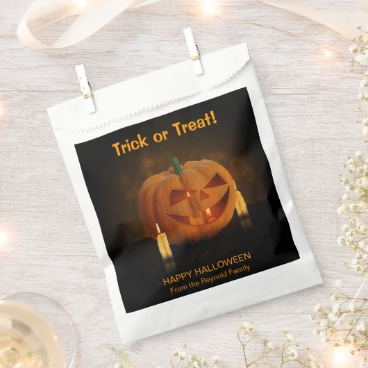 Halloween Pumpkin Lantern met kaarsen Bedankzakje (Geknipt)