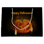Halloween Pumpkin Lantern met kaarsen Groot Cadeauzakje (Voorkant)
