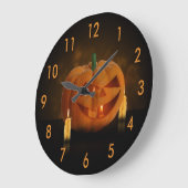 Halloween Pumpkin Lantern met kaarsen Grote Klok (Hoek)