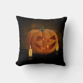 Halloween Pumpkin Lantern met kaarsen Kussen