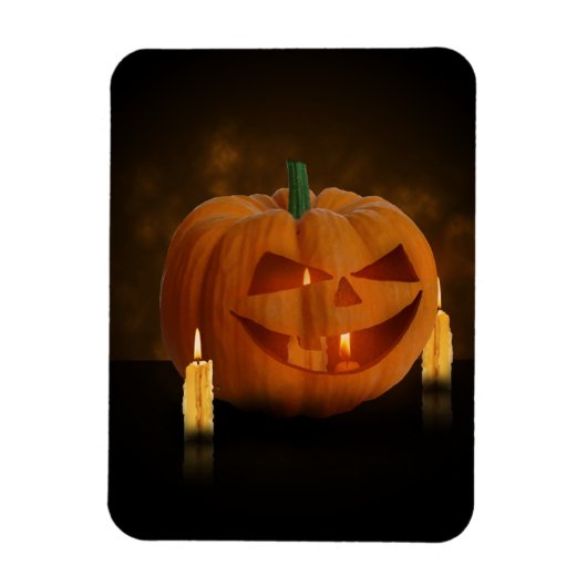 Halloween Pumpkin Lantern met kaarsen Magneet (Verticaal)