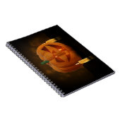 Halloween Pumpkin Lantern met kaarsen Notitieboek (Rechterzijde)