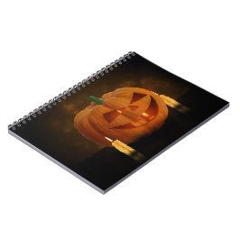 Halloween Pumpkin Lantern met kaarsen Notitieboek