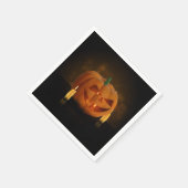 Halloween Pumpkin Lantern met kaarsen Servet (Hoek)