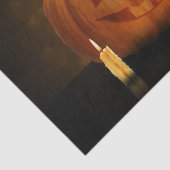 Halloween Pumpkin Lantern met kaarsen Tissuepapier (Detail)