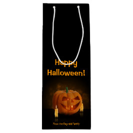 Halloween Pumpkin Lantern met kaarsen Wijn Cadeautas