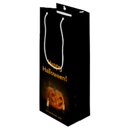 Halloween Pumpkin Lantern met kaarsen Wijn Cadeautas