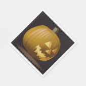 Halloween Pumpkin Lantern Paper Napkins Servet (Hoek)