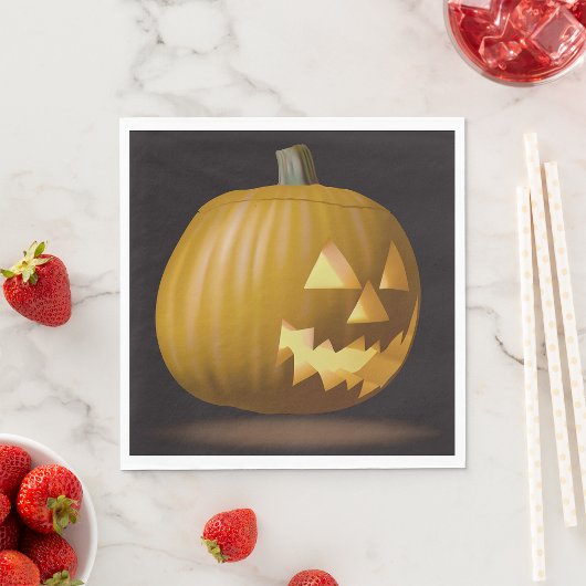 Halloween Pumpkin Lantern Paper Napkins Servet