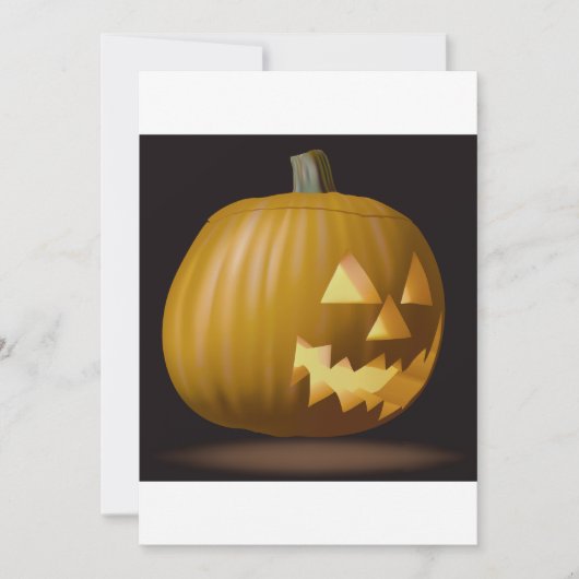 Halloween Pumpkin Lantern-uitvindingen Kaart (Voorkant)