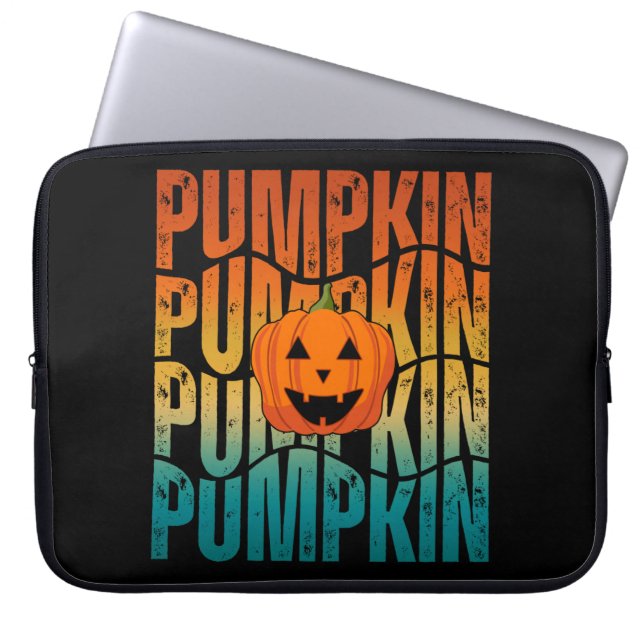 HALLOWEEN PUMPKIN LAPTOP SLEEVE (Voorkant)