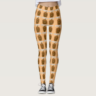 Halloween Pumpkin Leggings