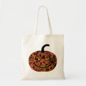 Halloween Pumpkin Line Art Tote Bag (Voorkant)