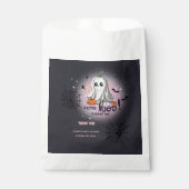 Halloween Pumpkin Little Boo Baby shower Bedankzakje (Voorkant)