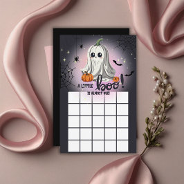 Halloween Pumpkin Little Boo Baby shower Game