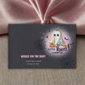 Halloween Pumpkin Little Boo Baby shower Gastenboek