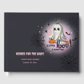 Halloween Pumpkin Little Boo Baby shower Gastenboek (Voorkant)