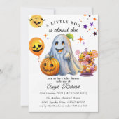 Halloween Pumpkin Little Boo Baby shower Kaart (Voorkant)