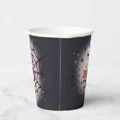 Halloween Pumpkin Little Boo Baby shower Papieren Bekers (Rechts)