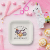 Halloween Pumpkin Little Boo Baby shower Papieren Bordje (Feest)
