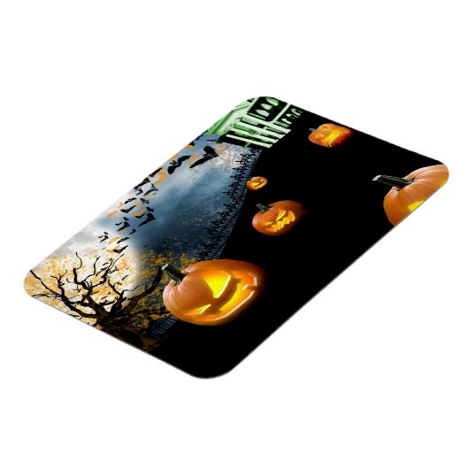 Halloween Pumpkin Magneet (Linkerzijde)