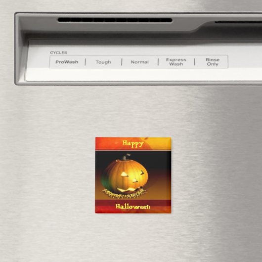 Halloween Pumpkin Magnet (Insitu (Vaatwasser))