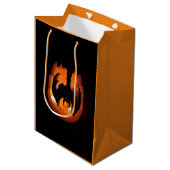 Halloween Pumpkin Medium Cadeauzakje (Voorkant Gekanteld)