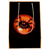 Halloween Pumpkin Medium Cadeauzakje (Achterkant)