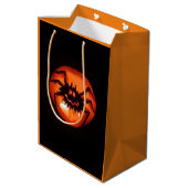 Halloween Pumpkin Medium Cadeauzakje (Achterkant Gekanteld)