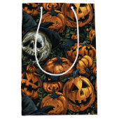Halloween Pumpkin Medium Cadeauzakje (Voorkant)